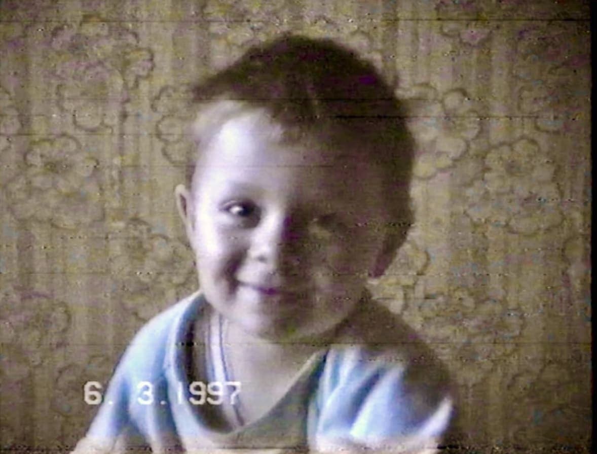 Yan Hladchenko as a child, from a 1997 home video